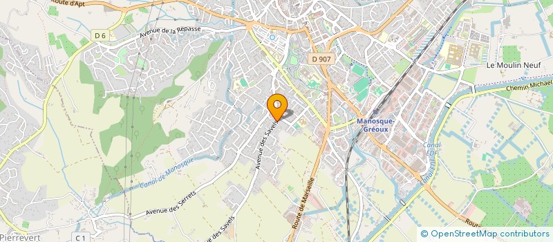 localisation de l'entreprise MONSIEUR THIERRY PERRONE  MANOSQUE