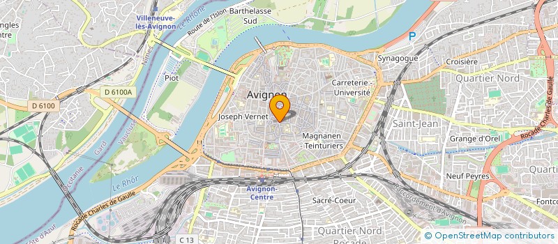 localisation de l'entreprise MONSIEUR THIERRY PERRONE  AVIGNON