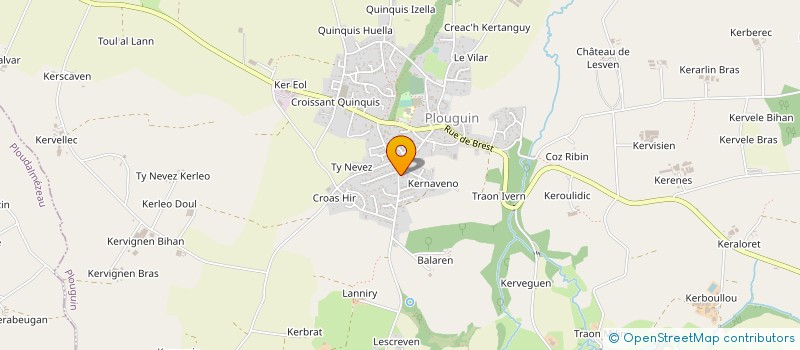 localisation de l'entreprise MONSIEUR THIERRY PERROT  PLOUGUIN