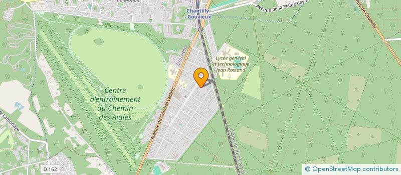 localisation de l'entreprise MONSIEUR THIERRY PERROT  CHANTILLY