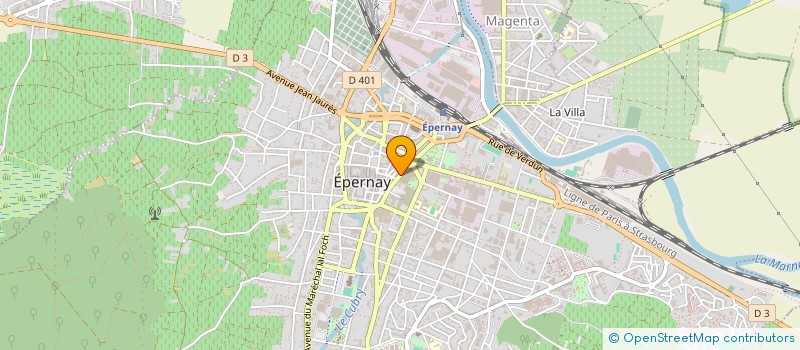 localisation de l'entreprise MONSIEUR THIERRY PERSOHN à EPERNAY
