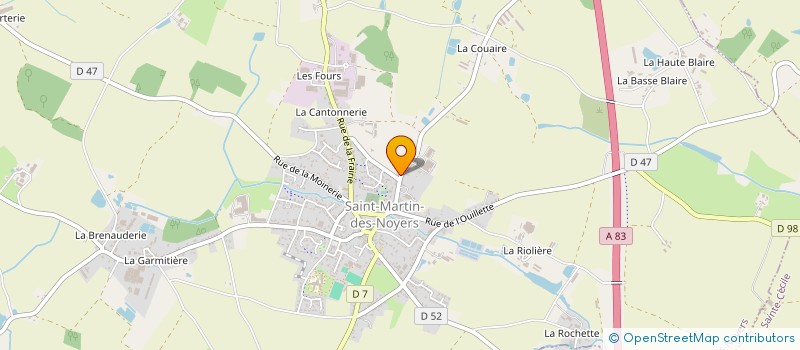 localisation de l'entreprise MONSIEUR THIERRY PETE à SAINT-MARTIN-DES-NOYERS