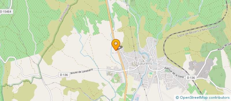 localisation de l'entreprise MONSIEUR THIERRY PETIT  MAGALAS