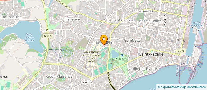localisation de l'entreprise MONSIEUR THIERRY PETIT à SAINT-NAZAIRE
