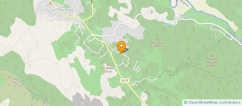 localisation de l'entreprise MONSIEUR THIERRY PETIT  LE THORONET