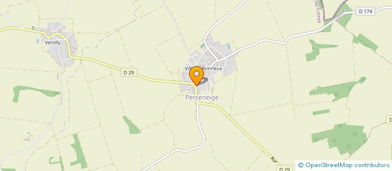 localisation de l'entreprise MONSIEUR THIERRY PETIT  PERCENEIGE