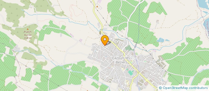 localisation de l'entreprise MONSIEUR THIERRY PETRONIN à CAZOULS-LES-BEZIERS