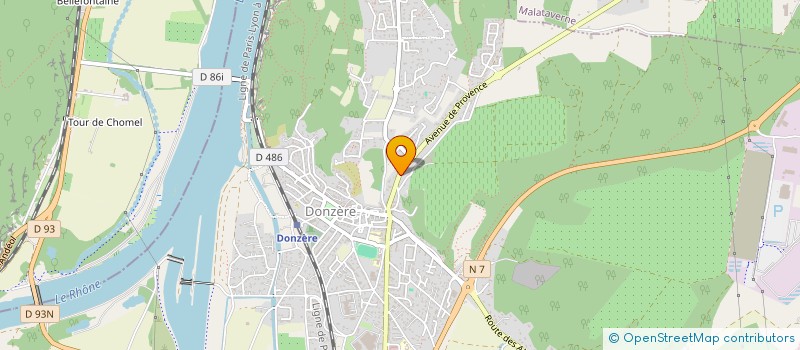 localisation de l'entreprise MONSIEUR THIERRY PEYPOUDAT  PIERRELATTE