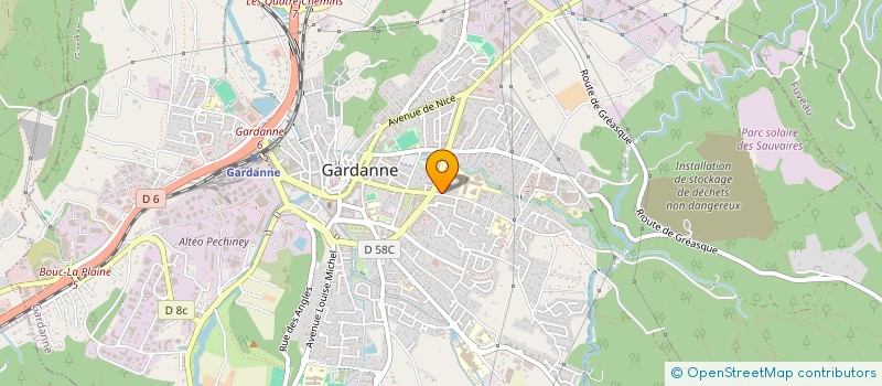 localisation de l'entreprise MONSIEUR THIERRY PEYRACCHIA à GARDANNE