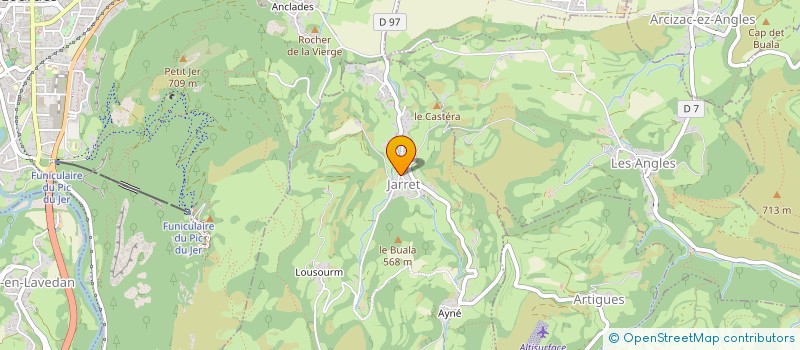 localisation de l'entreprise MONSIEUR THIERRY PEYREGNE  JARRET