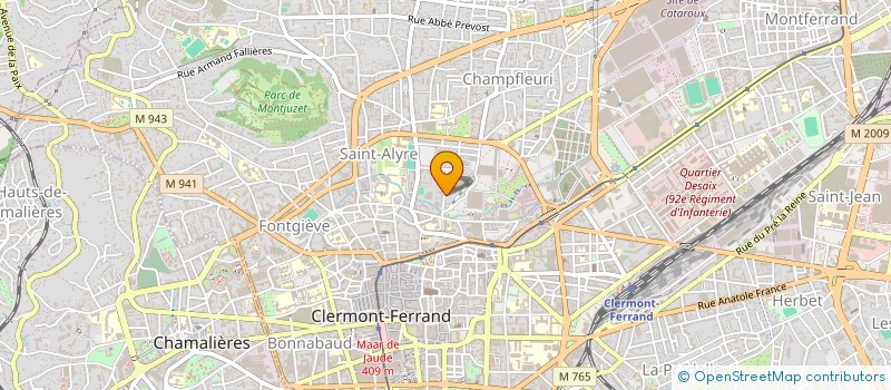 localisation de l'entreprise MONSIEUR THIERRY PEYRODE  CLERMONT-FERRAND