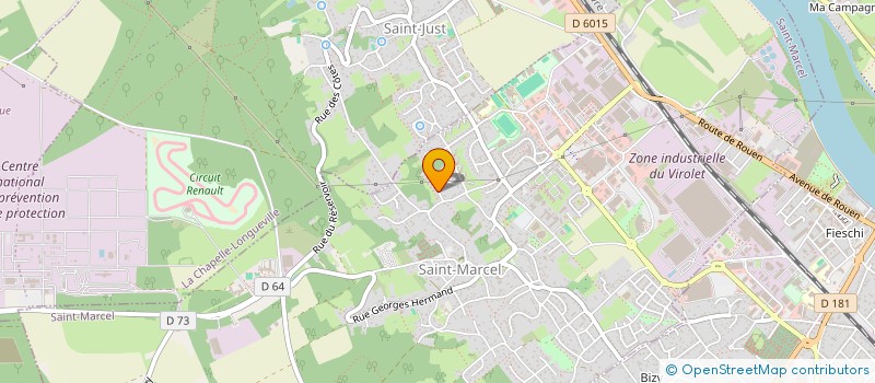 localisation de l'entreprise MONSIEUR THIERRY PHILIPPE  SAINT-MARCEL