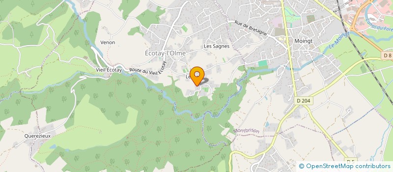 localisation de l'entreprise MONSIEUR THIERRY PHILIPPON  CHAMPDIEU