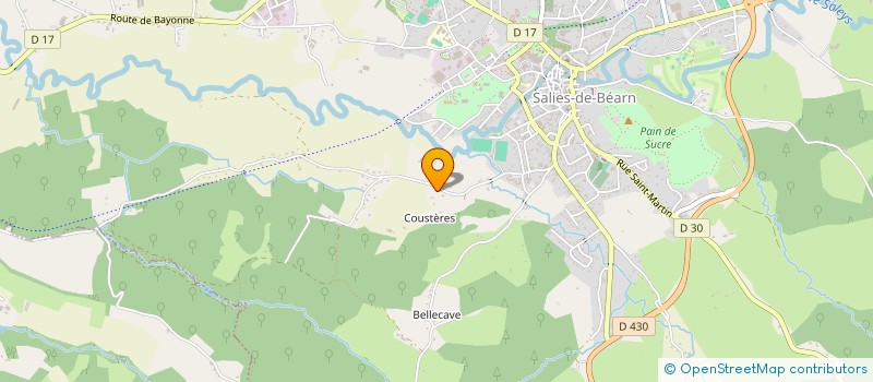 localisation de l'entreprise MONSIEUR THIERRY PHINQUEGUY à SALIES-DE-BEARN