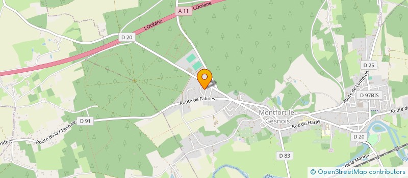 localisation de l'entreprise MONSIEUR THIERRY PICARD  MONTFORT-LE-GESNOIS