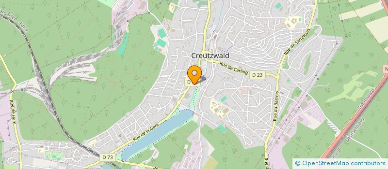 localisation de l'entreprise MONSIEUR THIERRY PICARD  CREUTZWALD