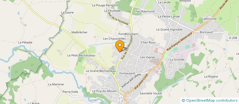 localisation de l'entreprise MONSIEUR THIERRY PICAT à ROCHECHOUART