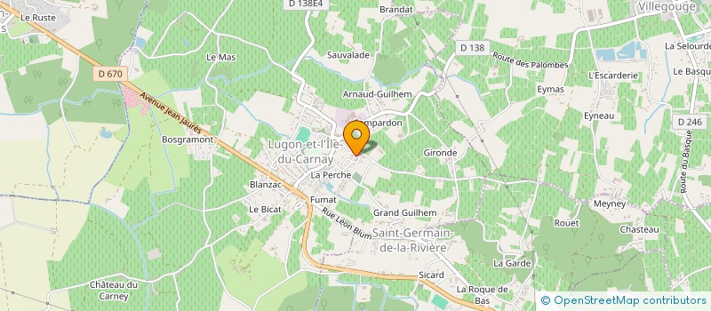 localisation de l'entreprise MONSIEUR THIERRY PICHARDIE  LUGON ET L ILE DU CARNEY