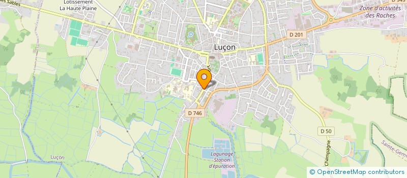 localisation de l'entreprise MONSIEUR THIERRY PICORON  SAINTE-GEMME-LA-PLAINE