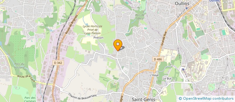 localisation de l'entreprise MONSIEUR THIERRY PICQ  SAINT-GENIS-LAVAL