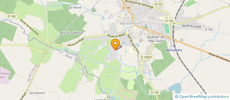 localisation de l'entreprise MONSIEUR THIERRY PICQ  MONTENDRE