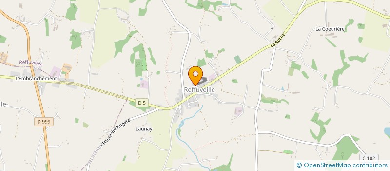 localisation de l'entreprise MONSIEUR THIERRY PIERRE  REFFUVEILLE