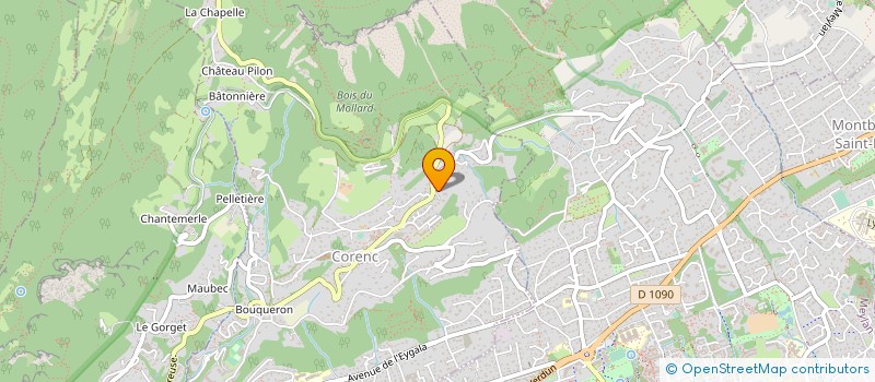 localisation de l'entreprise MONSIEUR THIERRY PIERRE FUCHS  CORENC