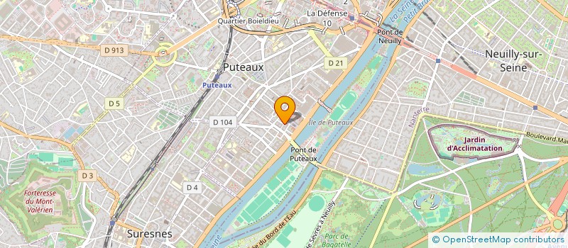 localisation de l'entreprise MONSIEUR THIERRY PIERRE-JUSTIN  PUTEAUX