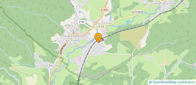 localisation de l'entreprise MONSIEUR THIERRY PIERRECLAUDE DUPOIRIEUX  PROVENCHERES-ET-COLROY