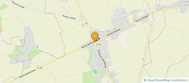 localisation de l'entreprise MONSIEUR THIERRY PIGEON  LA HAYE-DU-THEIL