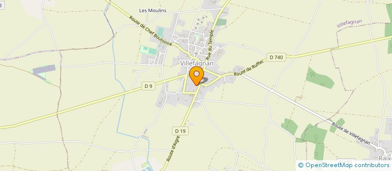 localisation de l'entreprise MONSIEUR THIERRY PIGNOUX à VILLEFAGNAN