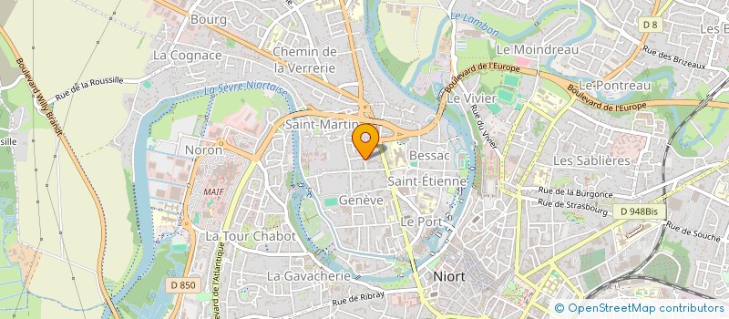 localisation de l'entreprise MONSIEUR THIERRY PIGNOUX à NIORT