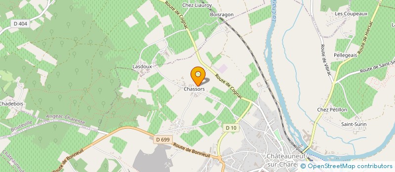 localisation de l'entreprise MONSIEUR THIERRY PILAIN à CHATEAUNEUF-SUR-CHARENTE