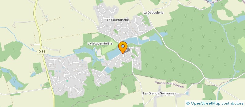 localisation de l'entreprise MONSIEUR THIERRY PILLAVOINE à COURTENAY