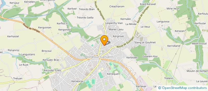 localisation de l'entreprise MONSIEUR THIERRY PILORGE à PLONEOUR-LANVERN