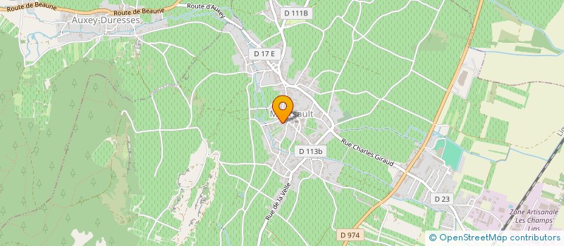 localisation de l'entreprise MONSIEUR THIERRY PINQUIER  MEURSAULT