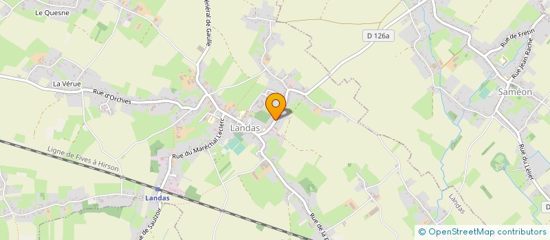localisation de l'entreprise MONSIEUR THIERRY PIQUET  LANDAS