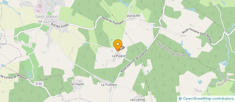 localisation de l'entreprise MONSIEUR THIERRY PIQUET à SAINT-MEARD-DE-GURCON