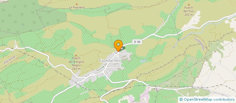 localisation de l'entreprise MONSIEUR THIERRY PISTRE  CAZEDARNES