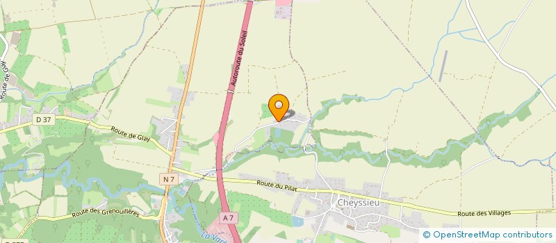 localisation de l'entreprise MONSIEUR THIERRY PLA  AUBERIVES-SUR-VAREZE