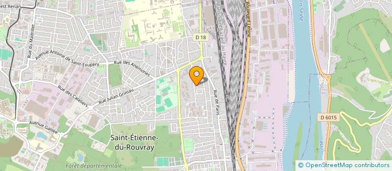 localisation de l'entreprise MONSIEUR THIERRY PLAISANT  SAINT-ETIENNE-DU-ROUVRAY