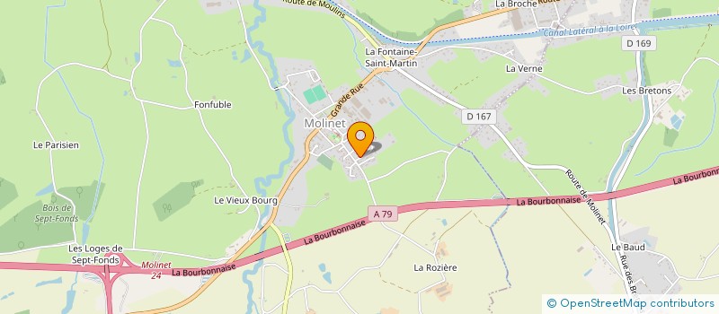 localisation de l'entreprise MONSIEUR THIERRY PLASSON  MOLINET