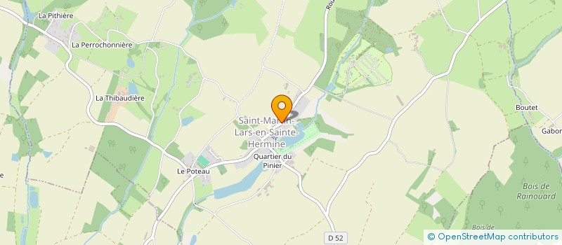 localisation de l'entreprise MONSIEUR THIERRY PLEE  SAINT-MARTIN-LARS-EN-SAINTE-HERMINE