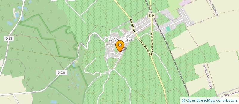 localisation de l'entreprise MONSIEUR THIERRY PLIQUE  LE MESNIL-SUR-OGER