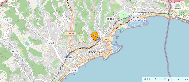 localisation de l'entreprise MONSIEUR THIERRY PLISSON à MENTON