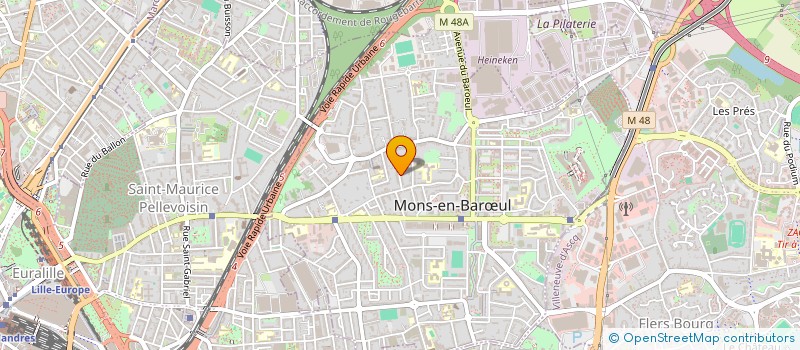 localisation de l'entreprise MONSIEUR THIERRY PODEUR  MONS-EN-BARUL