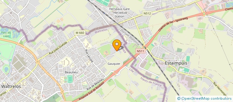 localisation de l'entreprise MONSIEUR THIERRY POHL  WATTRELOS