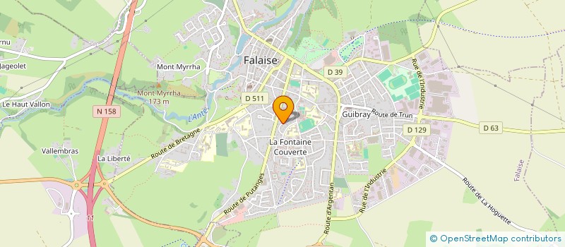 localisation de l'entreprise MONSIEUR THIERRY POILPRE  FALAISE