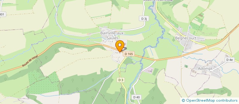 localisation de l'entreprise MONSIEUR THIERRY POIREL  BAINVILLE-AUX-SAULES