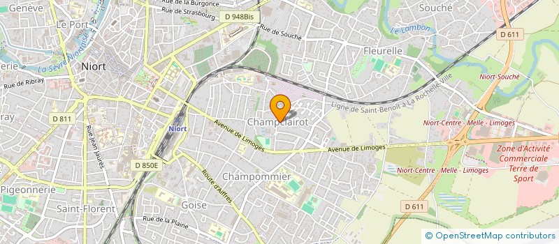 localisation de l'entreprise MONSIEUR THIERRY POIRIER  NIORT